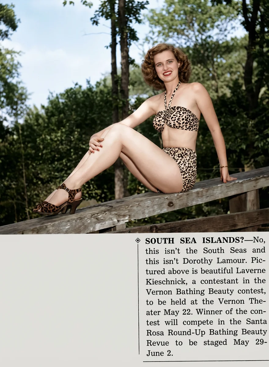 After restoration newspaper clipping